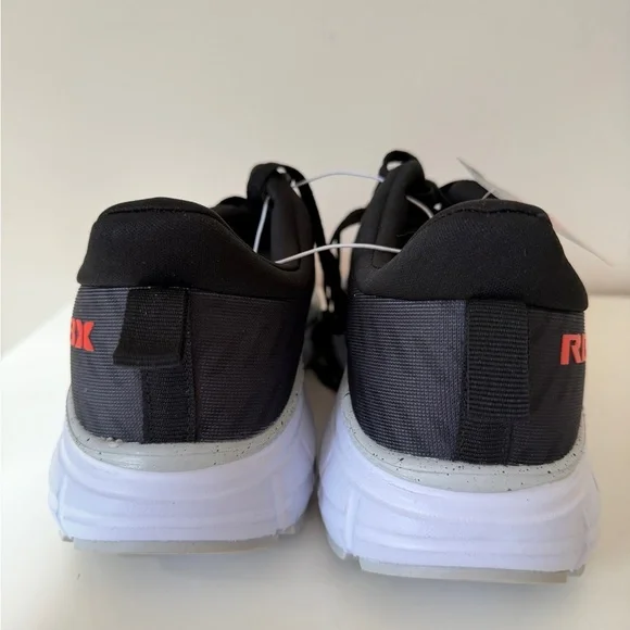 RBX Kids Black and White Sneakers with Red Accents - Picture 4 of 6